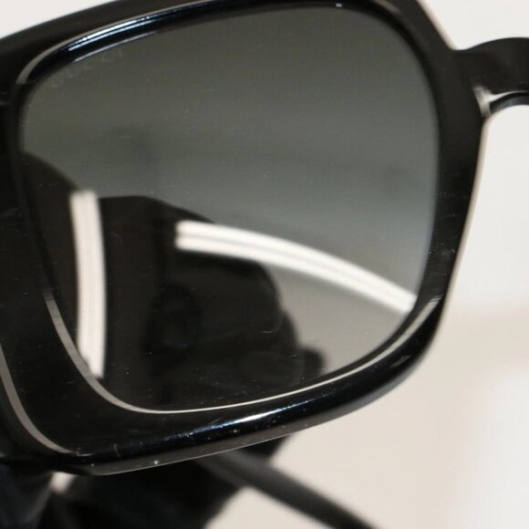 Gucci GG1314S 001 Gradient Sunglasses 55-19-140 - Shiny Black - Picture 11 of 15